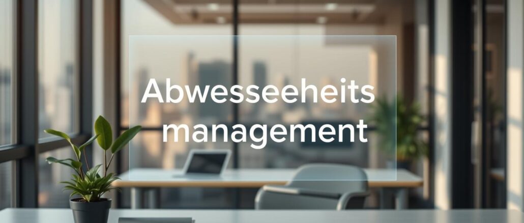 Abwesenheitsmanagement Abwesenheitsmanagement
