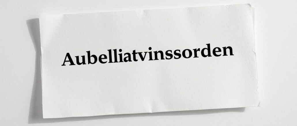 Ausbildungsordnung Ausbildungsordnung