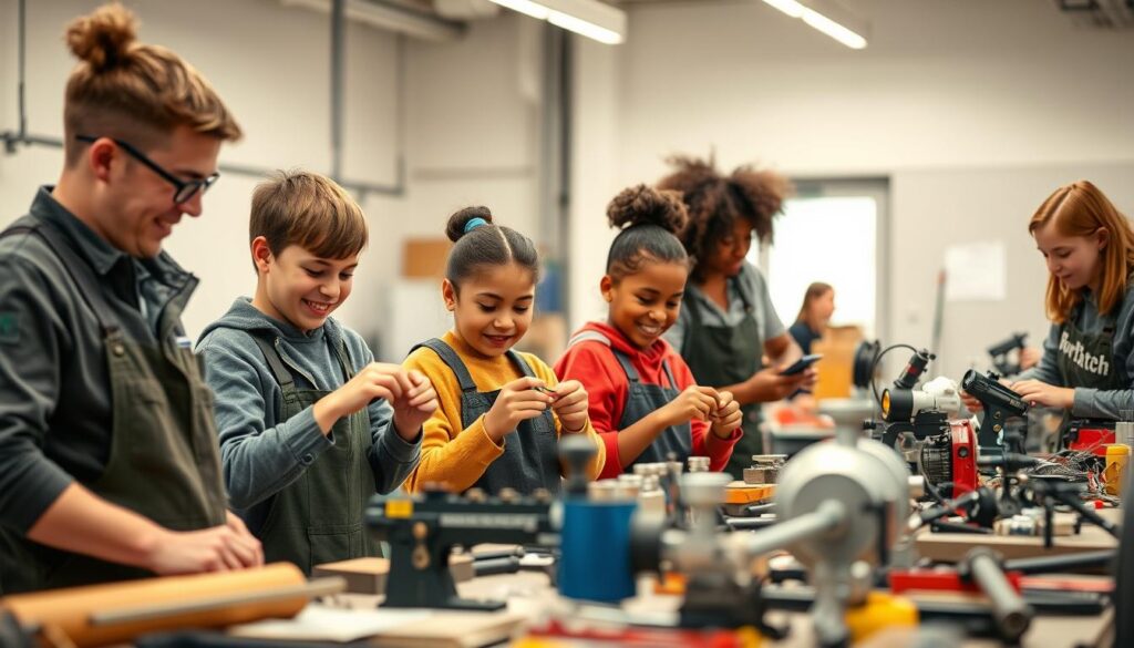 Berufsbildung mit Unterstützung von Paten