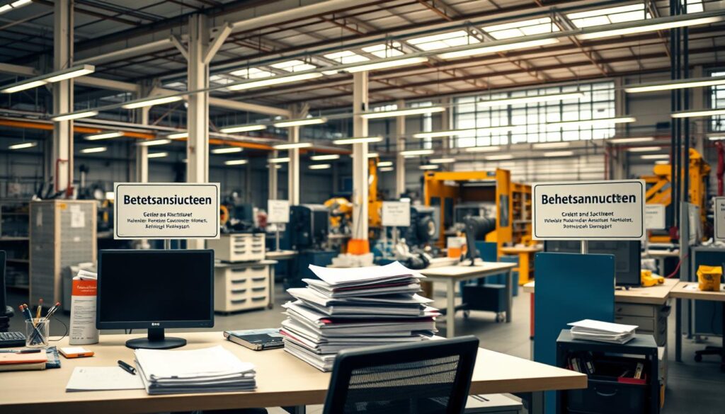 Betriebsanweisungen für verschiedene Arbeitsbereiche