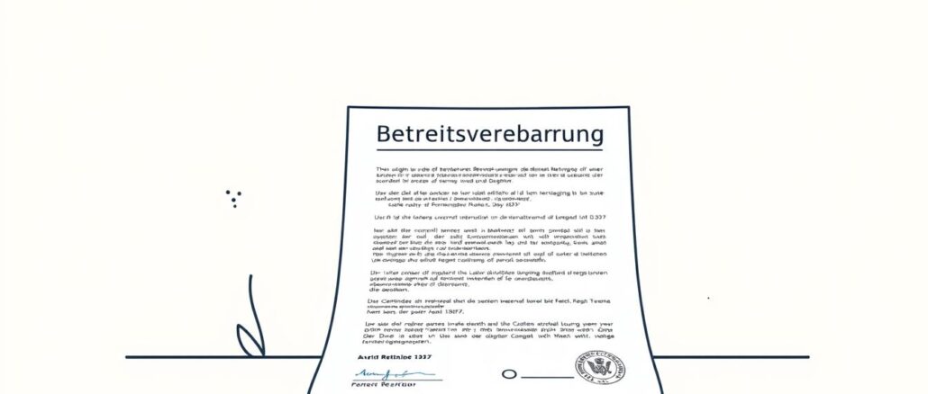 Betriebsvereinbarung