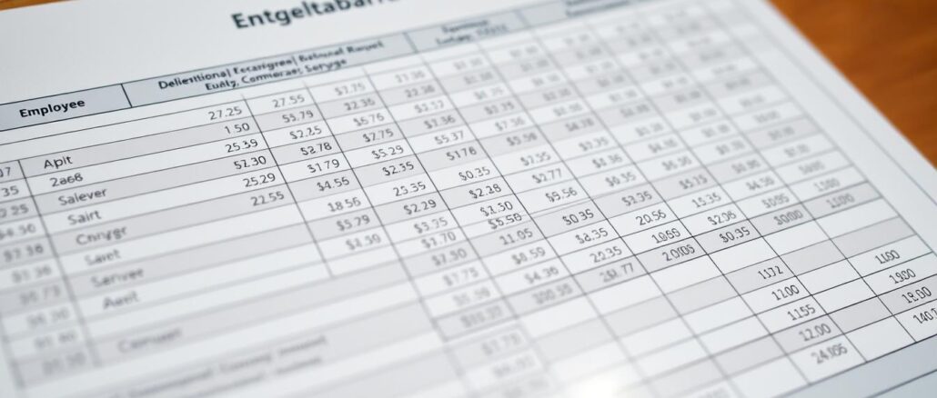 Entgeltabrechnung Entgeltabrechnung