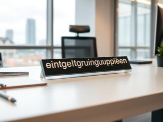 Entgeltgruppeingruppierung