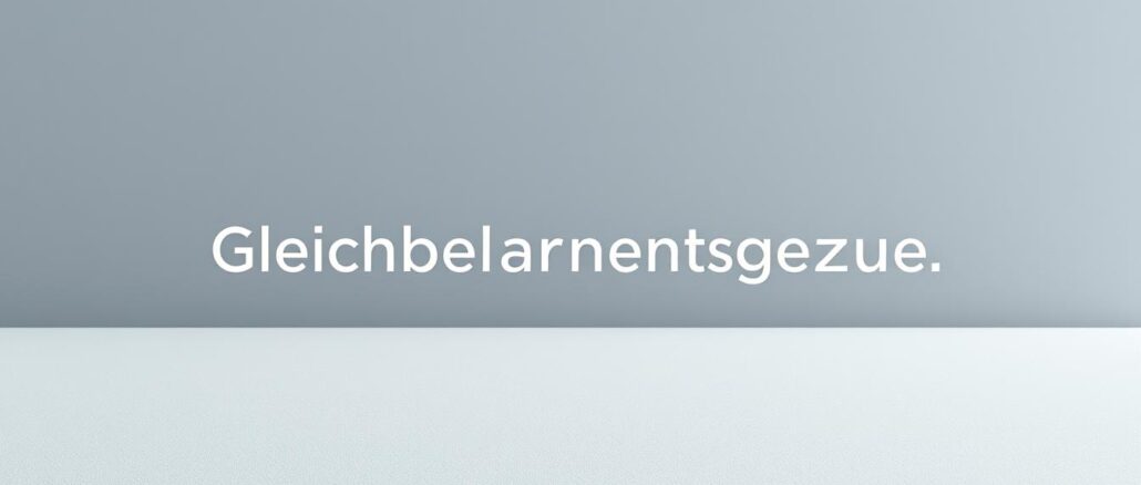 Gleichbehandlungsgesetz Gleichbehandlungsgesetz