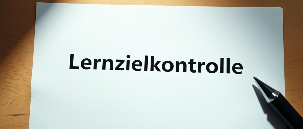 Lernzielkontrolle Lernzielkontrolle