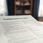 Praktikumsvertrag