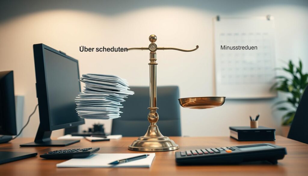 Überstunden und Minusstunden